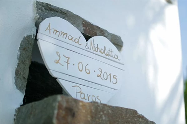 Υπεροχο βιντεο destination γαμου στην Παρο