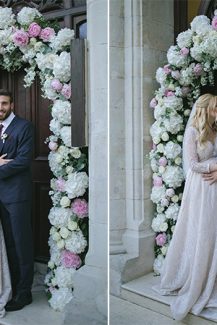 Αψιδα με λουλουδια