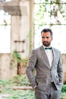 Γκριζο γαμπριατικο κοστουμι