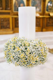 Ρουστικ στολισμος λαμπαδας