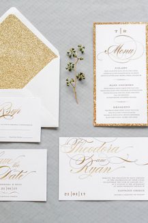 Προσκλητηρια με glitter Προσκλητηρια με glitter