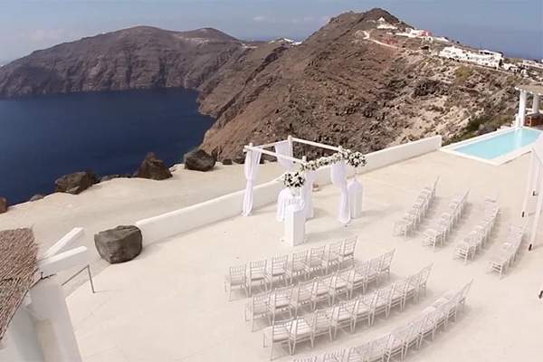Ενα ξεχωριστο βιντεο γαμου στη Σαντορινη | Phil & Becky