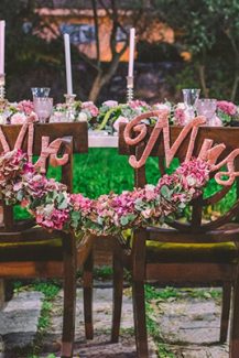 Mr and Mrs πινακιδες γαμου