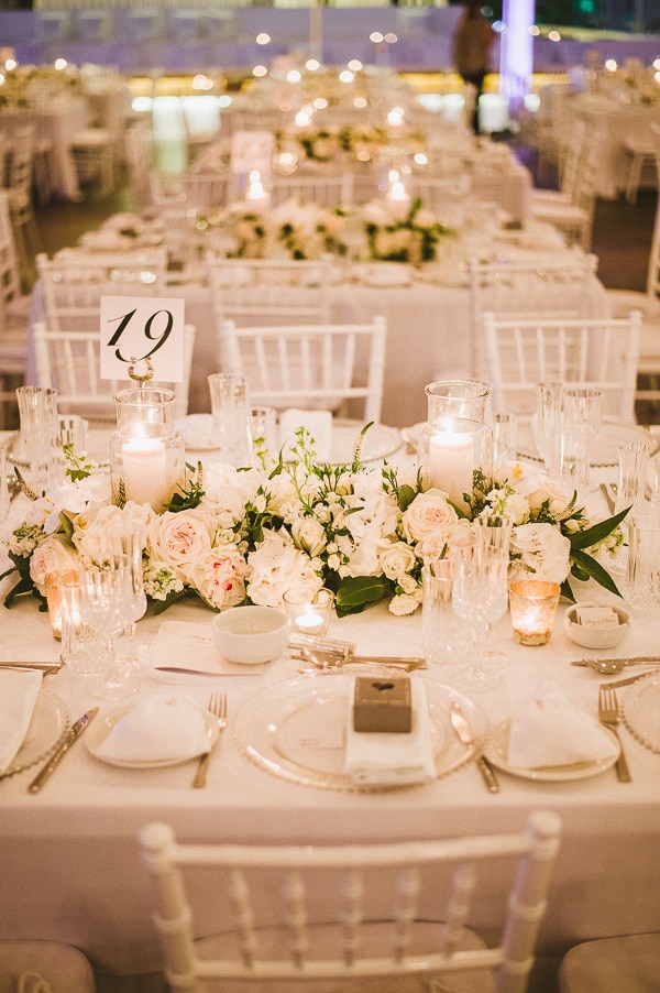 Elegant ανθοστολισμος δεξιωσης γαμου