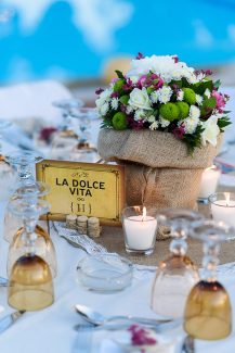 Centerpiece τραπεζιου δεξιωσης