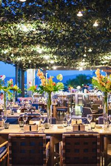 Στολισμος δεξιωσης με εξωτικα λουλουδια Στολισμος δεξιωσης με εξωτικα λουλουδια