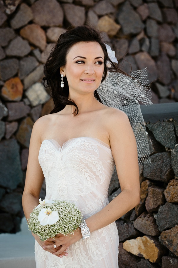 Elegant νυφικο χτενισμα