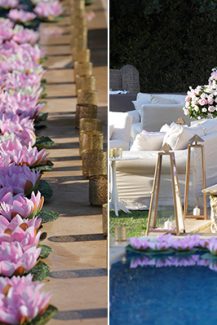 Elegant στολισμος δεξιωσης γαμου