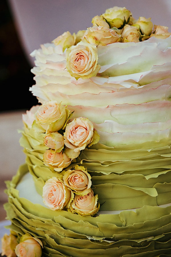 Ombre τουρτα γαμου Ombre τουρτα γαμου