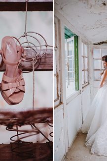 Μπεζ παπουτσια νυφης