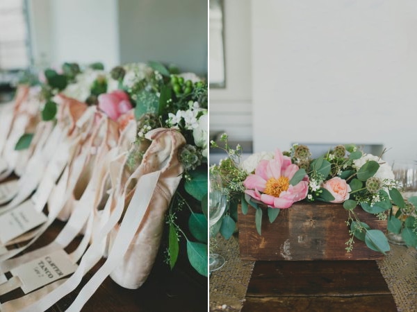 Escort cards με θεμα το μπαλετο Escort cards με θεμα το μπαλετο