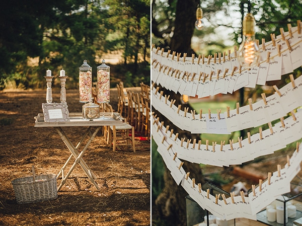 Wedding seating arrangement
