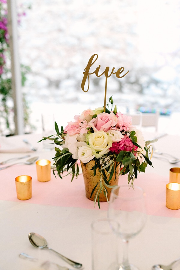 Αριθμηση τραπεζιων δεξιωσης