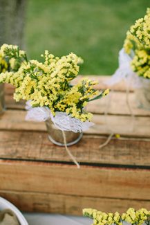 Διακοσμηση ρουστικ γαμου