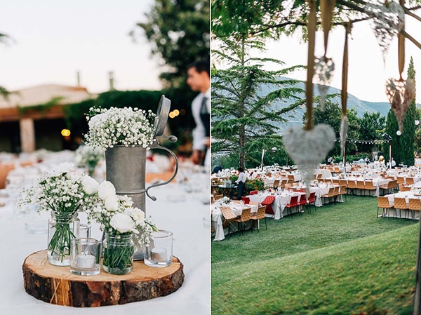 Centerpiece τραπεζιου δεξιωσης