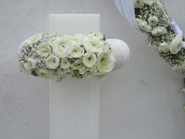 Στολισμος λαμπαδας γαμου