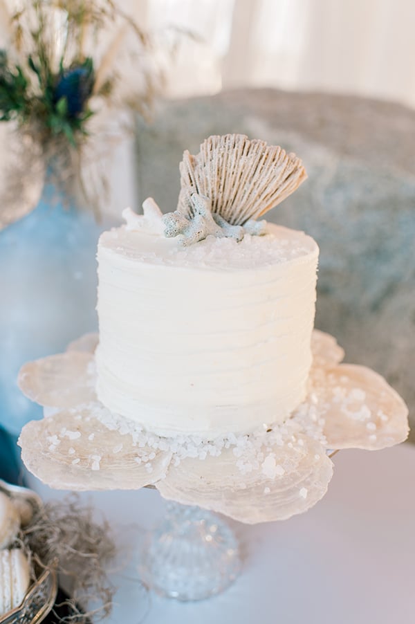 Beach-themed τουρτα γαμου