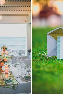 Mint & Gold προσκλητηριο γαμου