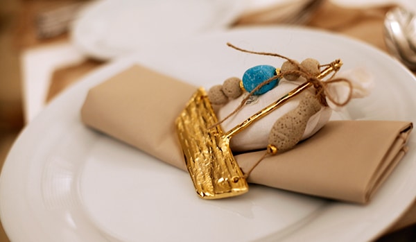 Μπομπονιερα καραβακι για γαμο σε νησι