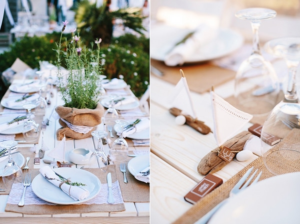 Πρωτοτυπη μπομπονιερα απο θαλασσοξυλο