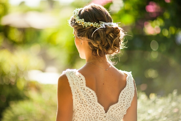 Μποεμ νυφικο χτενισμα