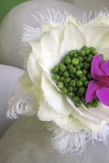 Νυφική ανθοδέσμη με φτέρα Νυφική ανθοδέσμη με φτέρα