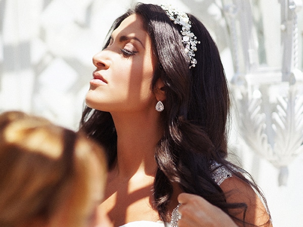 Νυφικο χτενισμα για μακρια μαλλια