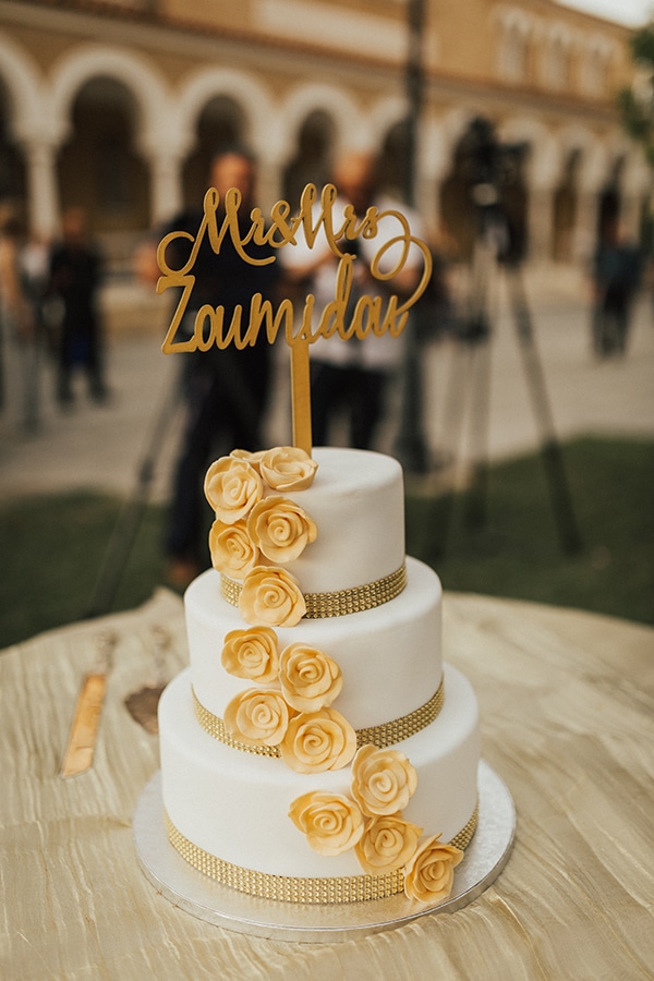 White – Gold τουρτα γαμου White – Gold τουρτα γαμου