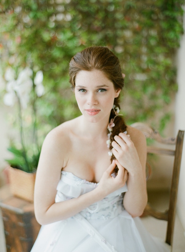 Ρομαντικο νυφικο μακιγιαζ για πρασινα ματια