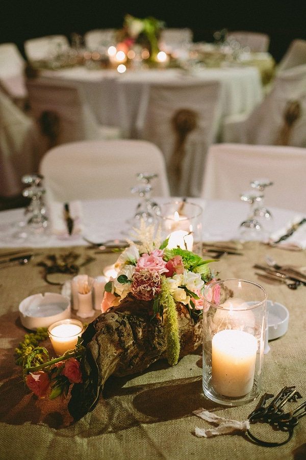 Shabby chic στολισμος γαμου