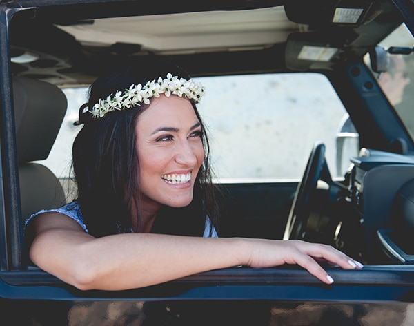 Στεφανακι με φυσικα λουλουδια