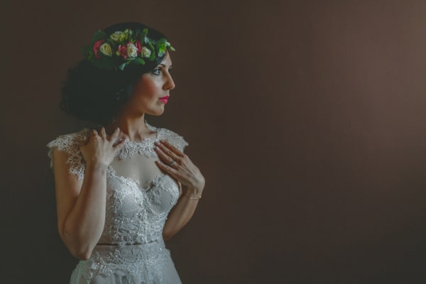 Στεφανι για τα μαλλια της νυφης