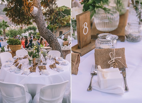 Rustic μπομπονιερα γαμου