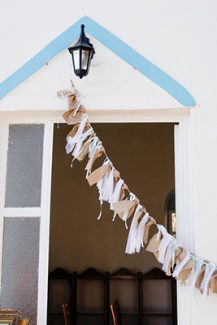 Στολισμος εκκλησιας με λινατσα και δαντελα