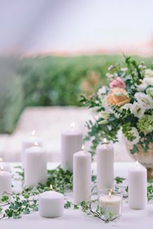 Στολισμος γαμου με κερακια