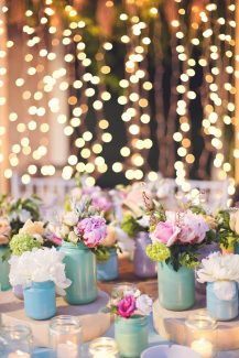 Διακοσμηση γαμου με παστελ χρωματα