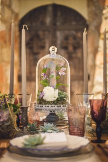 Edgy & romantic στολισμος γαμου