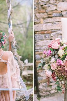 Στολισμος λαμπαδας με ορτανσιες