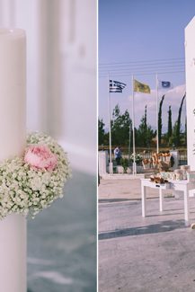 Ρομαντικη διακοσμηση λαμπαδας