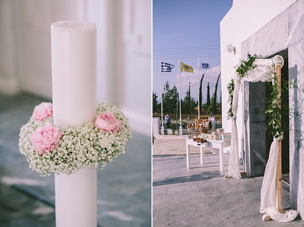 Ρομαντικη διακοσμηση λαμπαδας