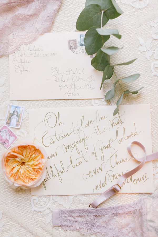 Wedding calligraphy
