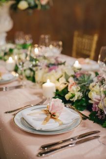 Διακοσμηση γαμου με παστελ χρωματα