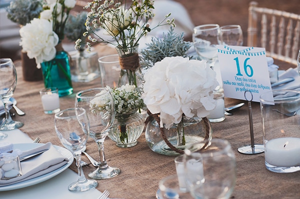 Boho στολισμος τραπεζιου