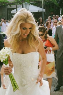 Elegant νυφική ανθοδέσμη με κάλλες