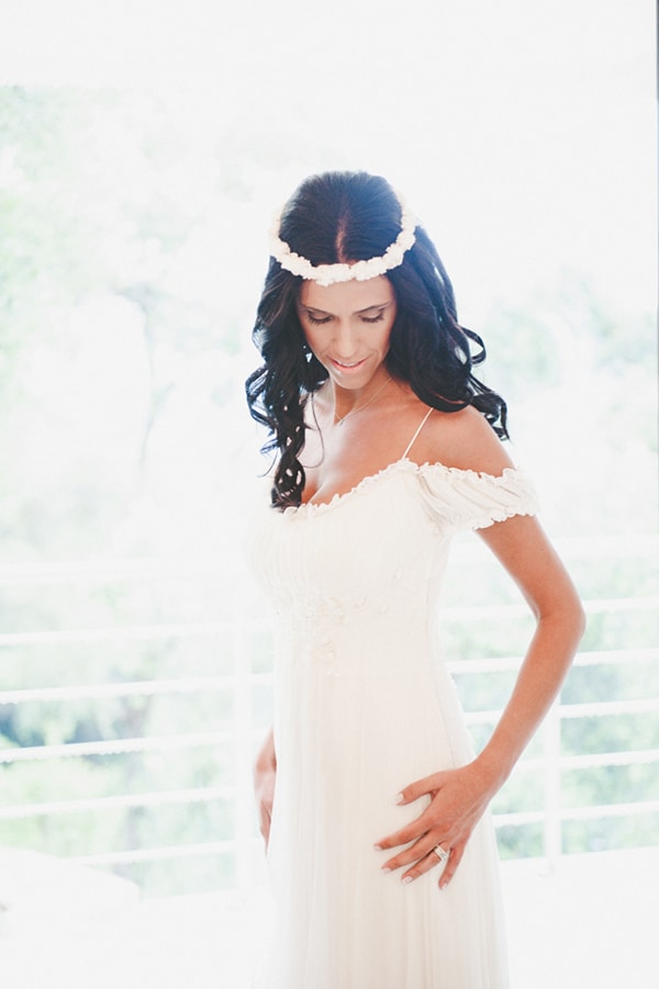 Χτενισμα νυφης με μακρια μαλλια