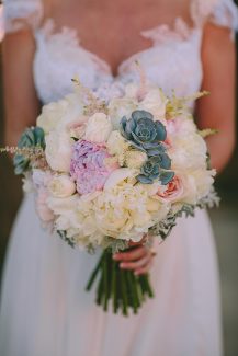 Ονειρεμένη ανθοδέσμη με παχύφυτα