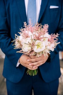 Πανέμορφη νυφική ανθοδέσμη