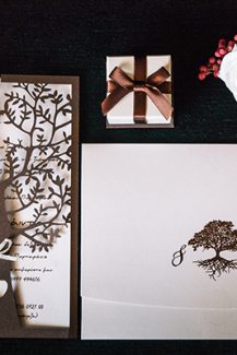 laser cut  Προσκλητηριο Γαμου
