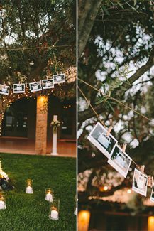 Ρουστικ διακοσμηση με πολλα κερακια και λαμπακια