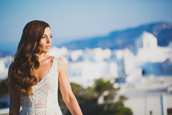 Wavy νυφικό χτένισμα